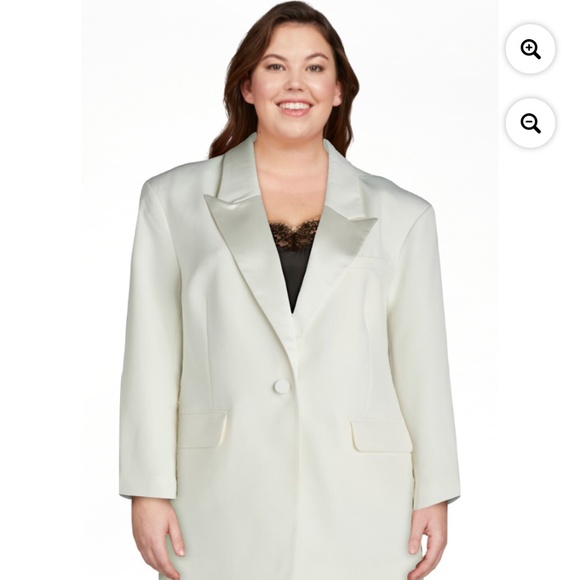 Scoop NYC Women’s Black Tuxedo Blazer Size Medium NWT - Picture 7 of 8